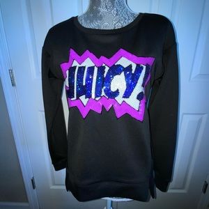 Juicy Couture embellished sweatshirt sz S